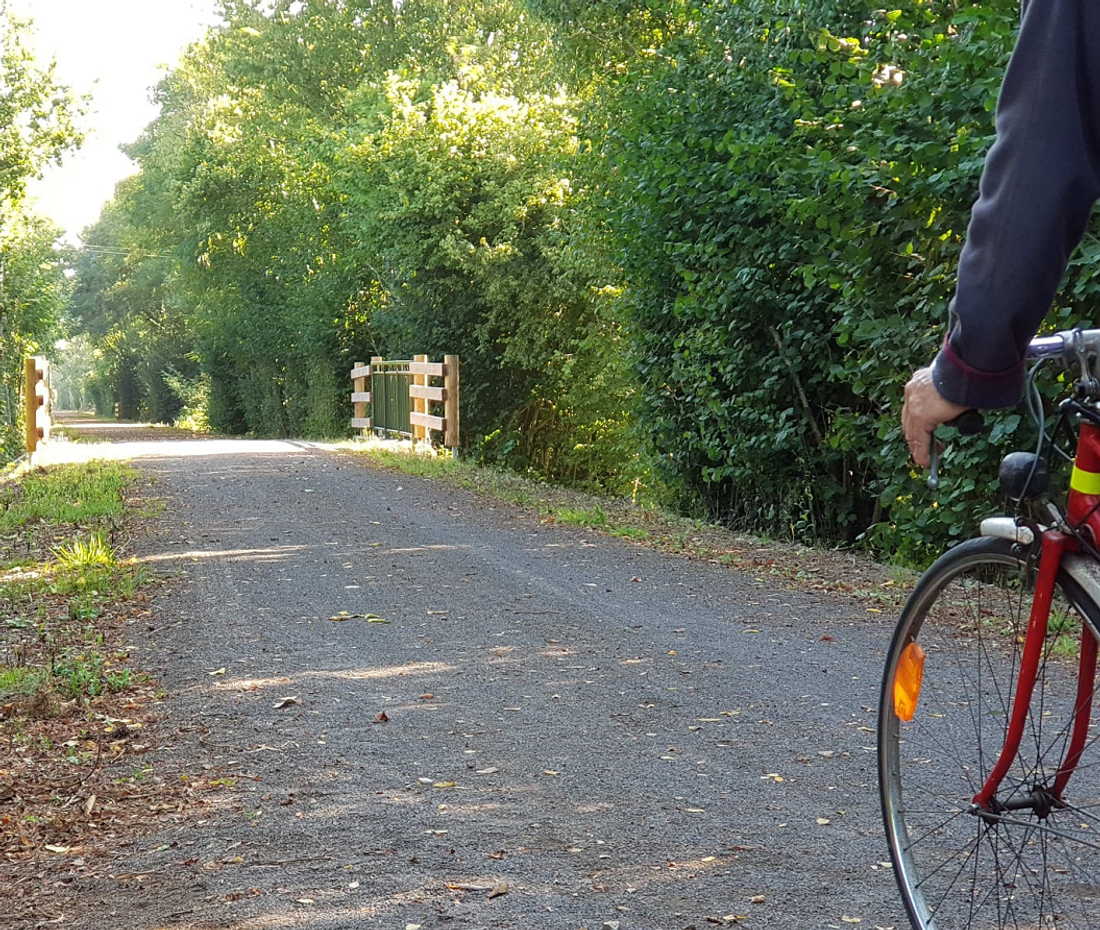 A Pacé, la voie verte